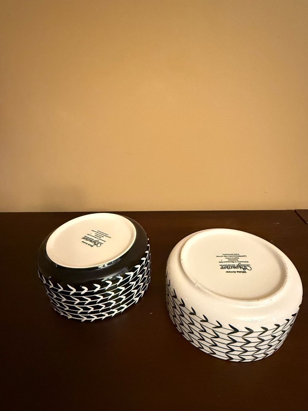 Black & White Paw-Print Stoneware Ceramic Dog Bowl Set cleaned and sanitized. - Picture 11 of 17